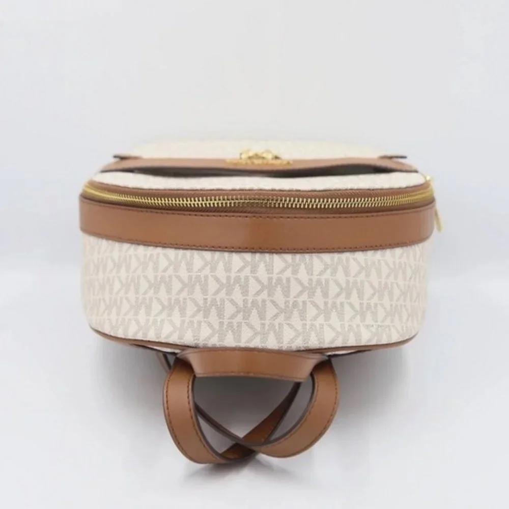 MICHAEL KORS Kenly Medium Backpack Signature Vanilla Bag - Picture 9 of 16